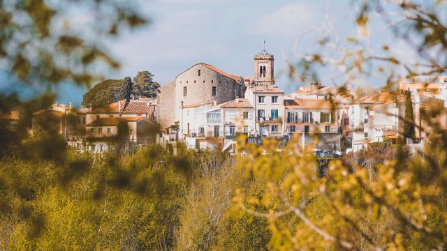 Vue sur la ville du Boulou