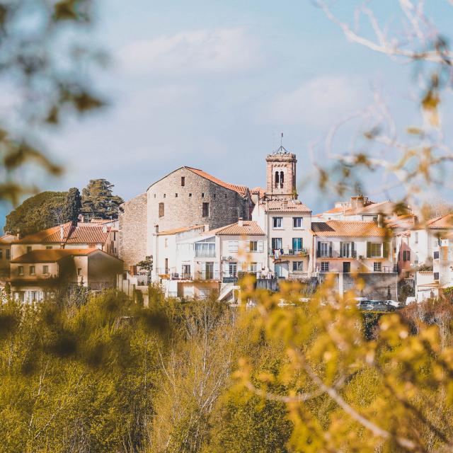 Vue sur la ville du Boulou