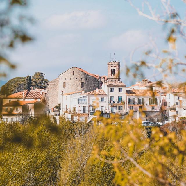 Vue sur la ville du Boulou