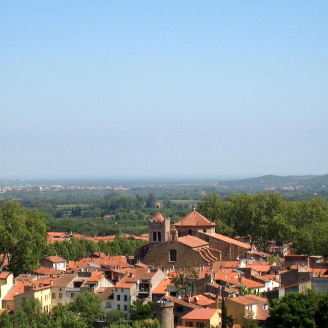 Céret Centre Vue d'en haut