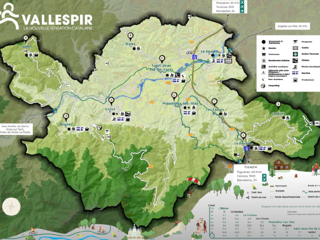 Carte Pratique Du Vallespir